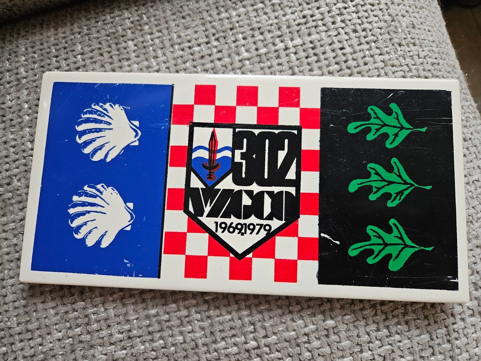 miltair tegel 302  VZGCO 1969-1979, Ophalen of Verzenden, Landmacht, Nederland, Overige typen