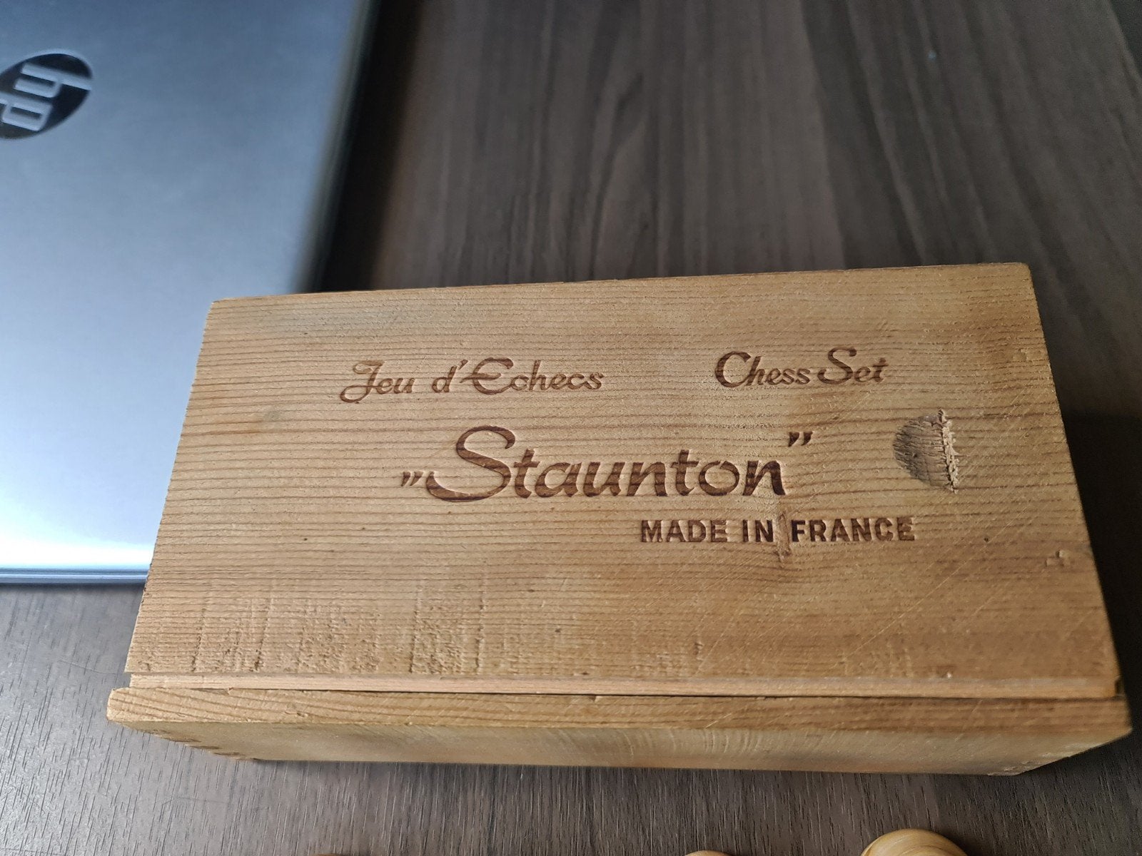 Houten Schaakspel Staunton - Made in France, Een of twee spelers, Ophalen of Verzenden, Gebruikt