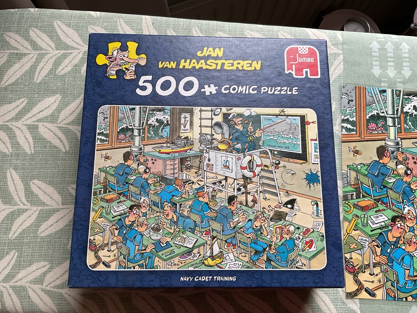 Jan van Haasteren 500+ Comic Puzzle - Navy Cadet Training, Ophalen of Verzenden, 500 t/m 1500 stukjes, Zo goed als nieuw, Legpuzzel