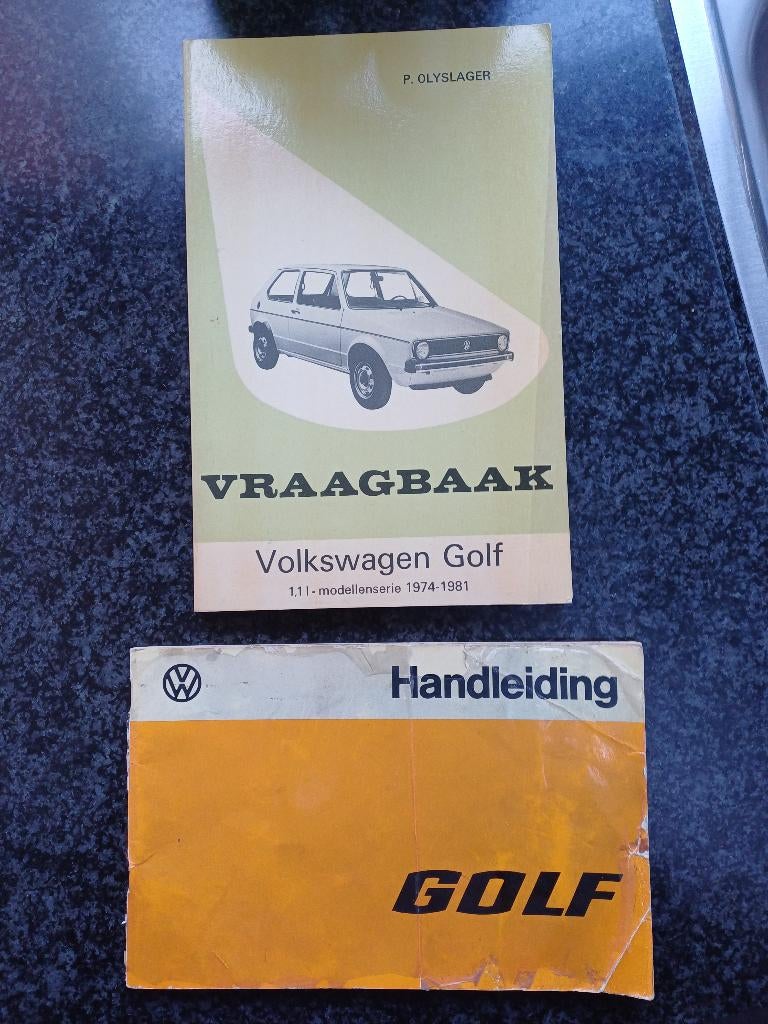 Vw Golf1 mk1 type1 vraagbaak en handleiding, Ophalen of Verzenden, Gebruikt, Volkswagen
