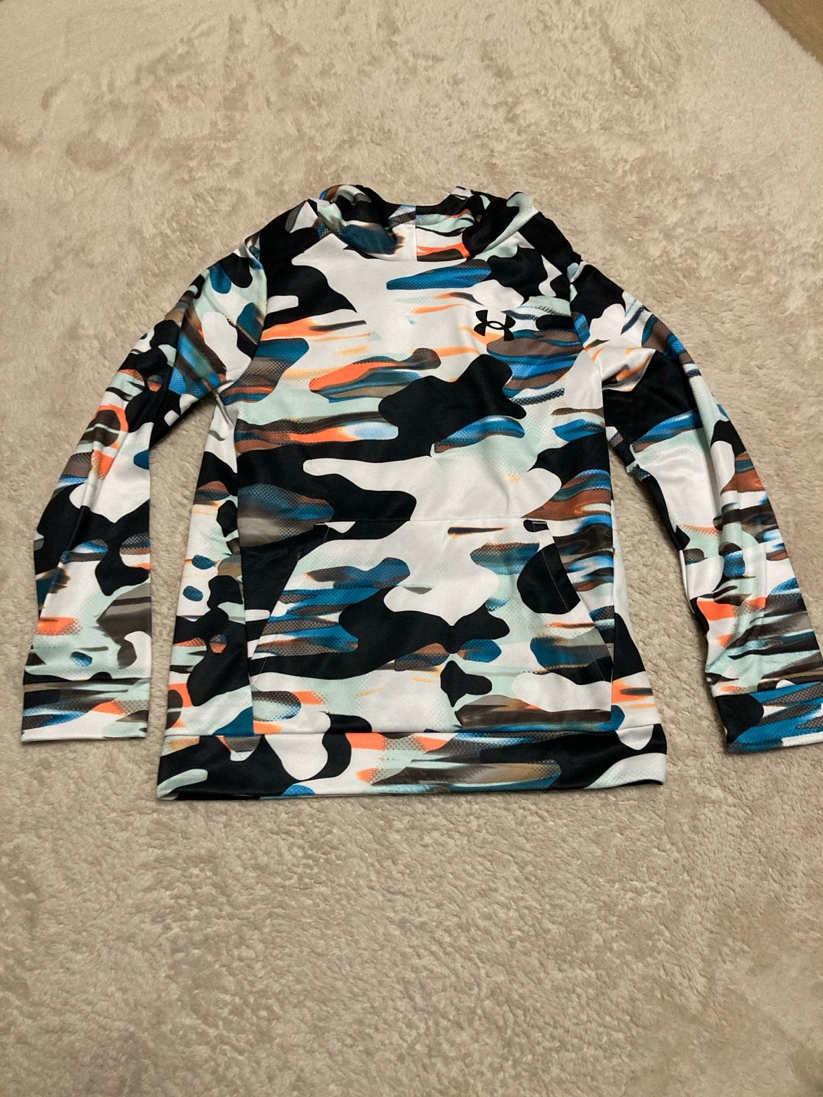Under Armour Trui met capuchon voor kinderen - Camouflage, Kinderen en Baby's, Ophalen, Gebruikt, Jongen of Meisje