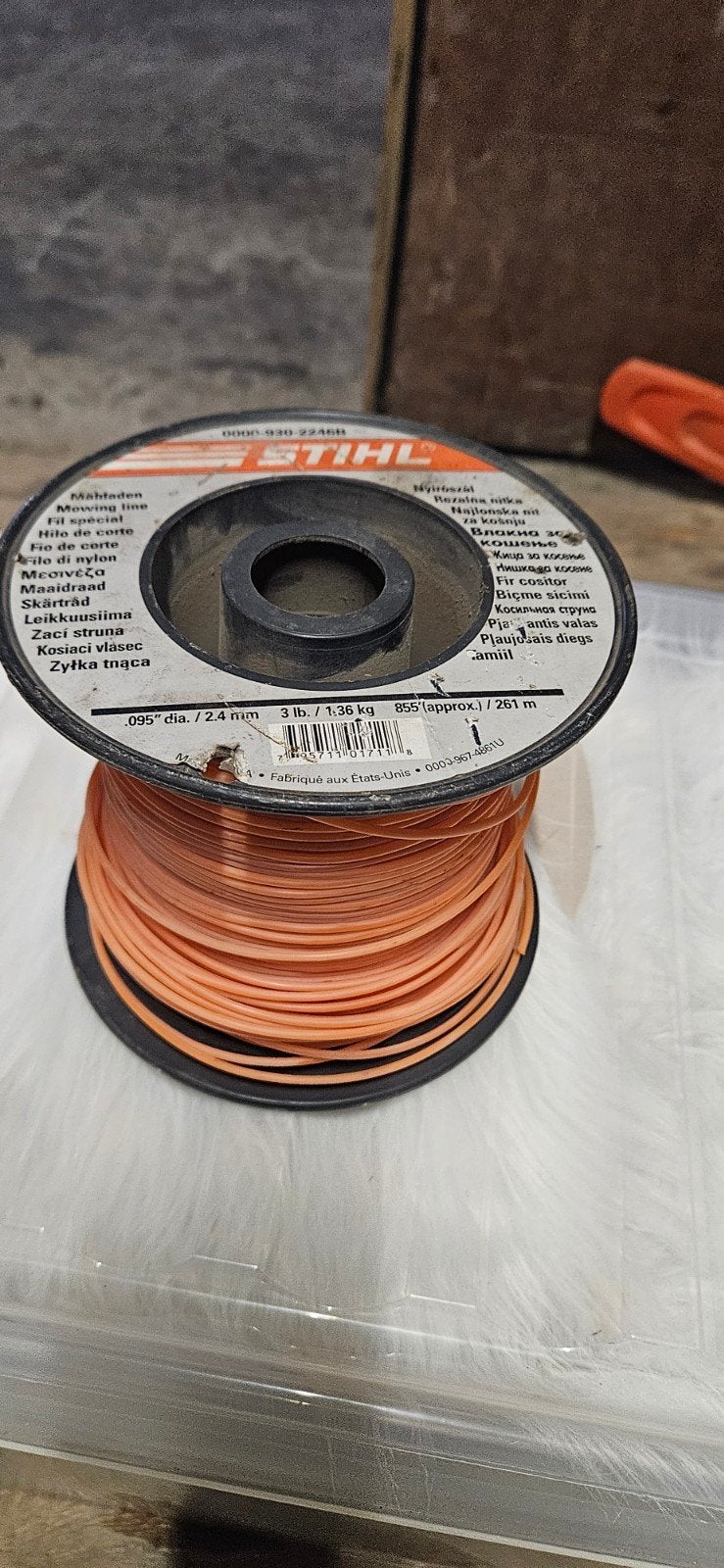 Stihl Maaidraad 2.4mm circa 150 m, Ophalen of Verzenden, Benzine