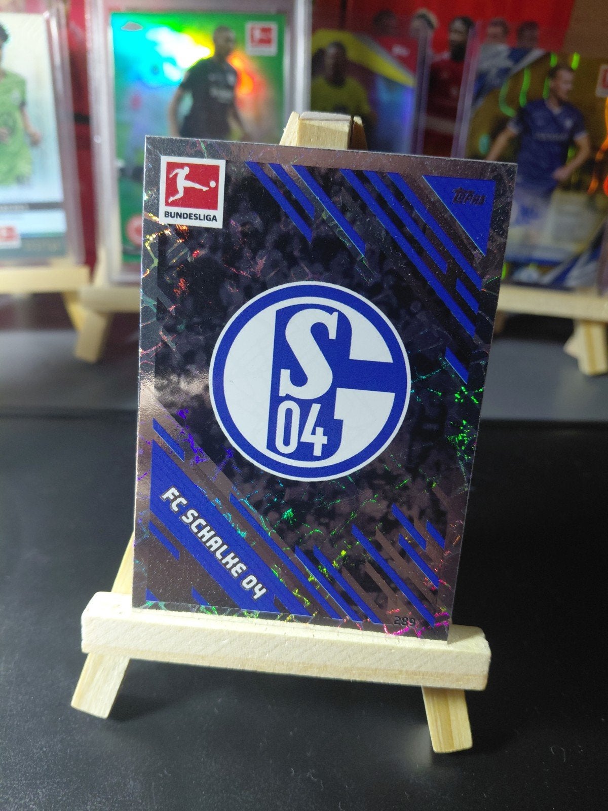 fc schalke 04 (logo/badge) topps bundesliga, Verzamelen, Ophalen of Verzenden, Nieuw, Buitenlandse clubs, Poster, Plaatje of Sticker