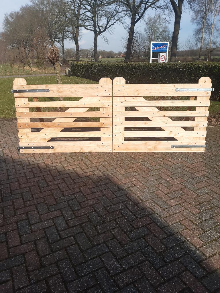 landhek, Ophalen, Nieuw, Hout, Tuinhek
