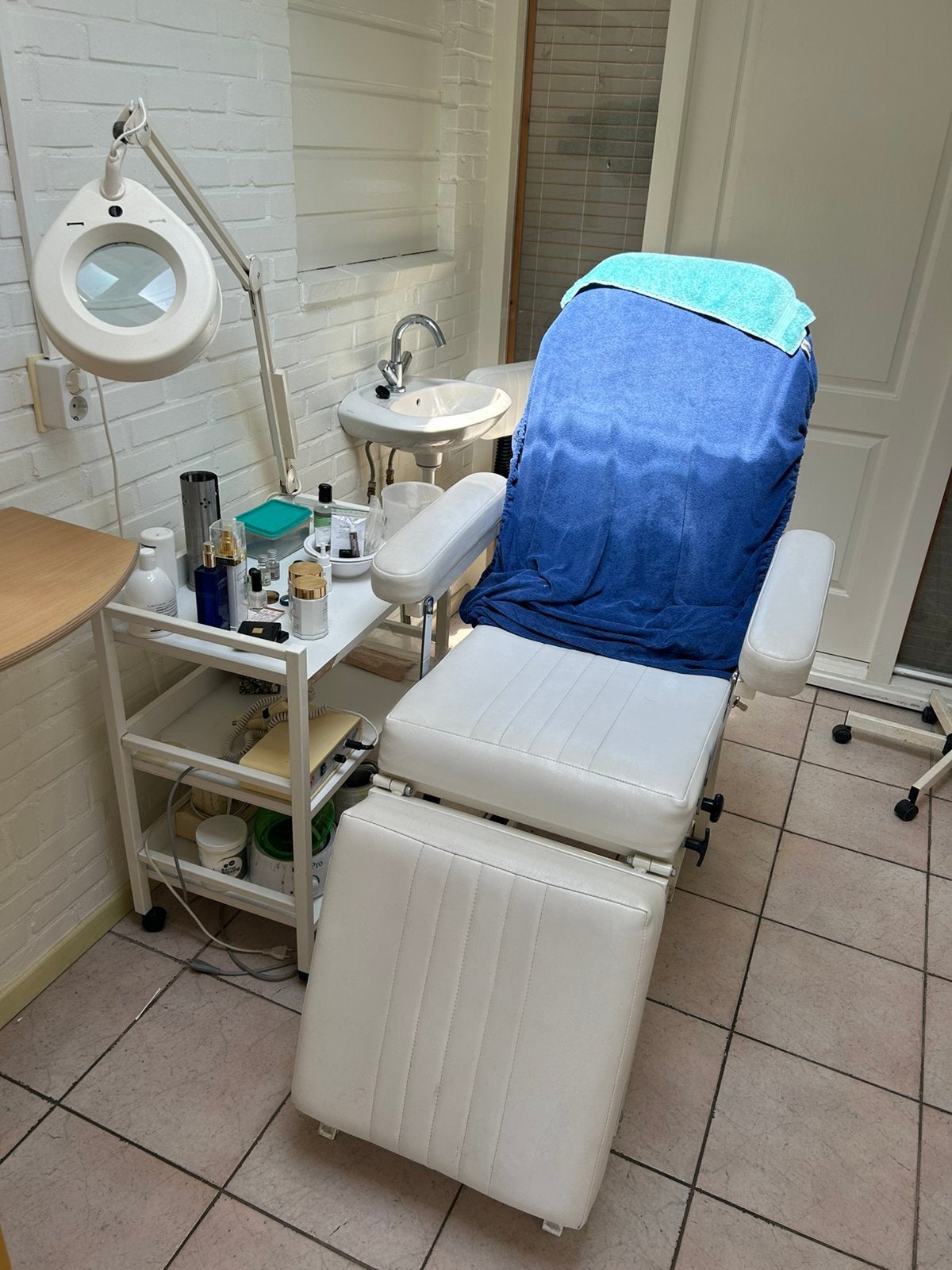 Schoonheidsalon spullen, Ophalen