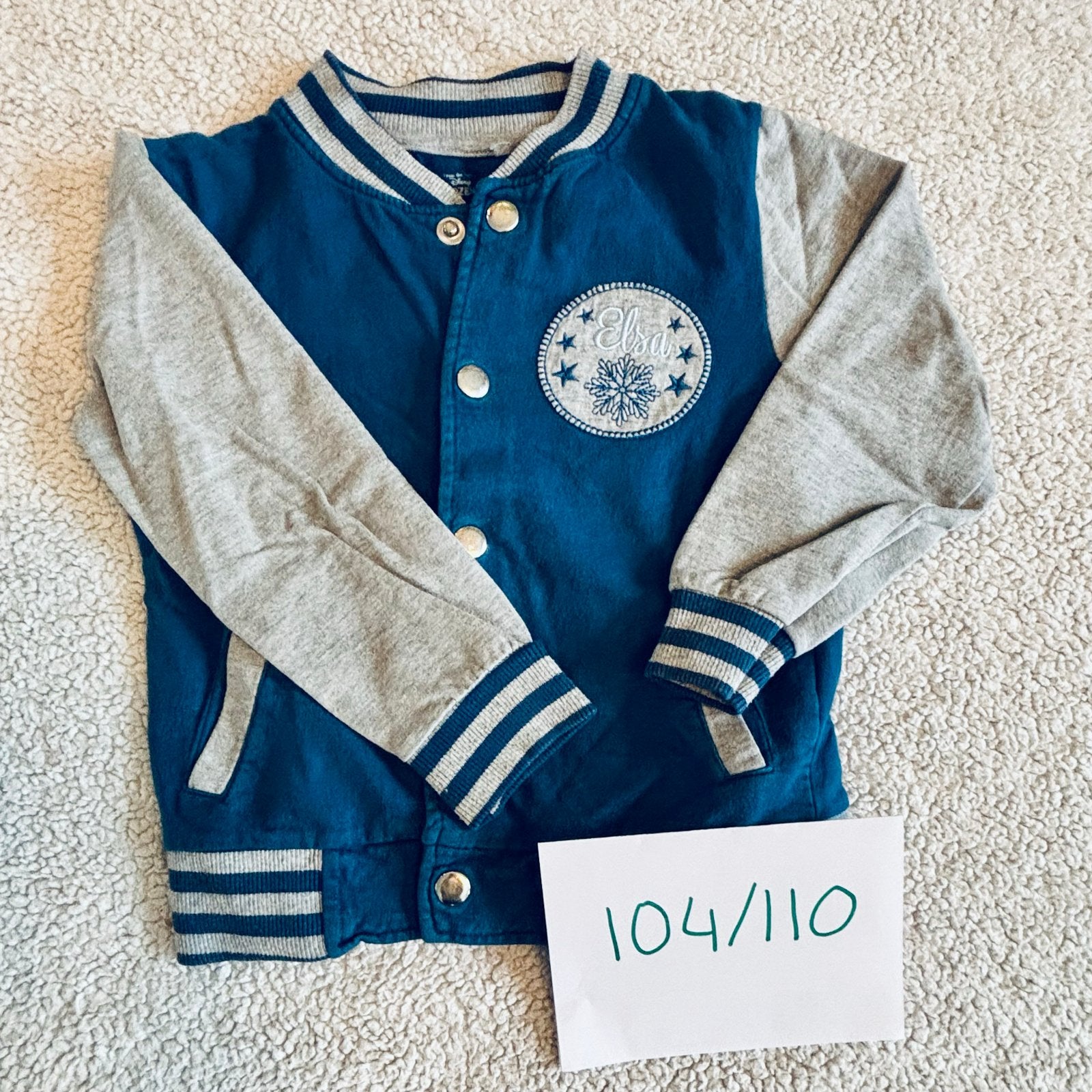 Elsa Disney Frozen jasje maat 104/110, Ophalen of Verzenden, Gebruikt, Meisje, Trui of Vest