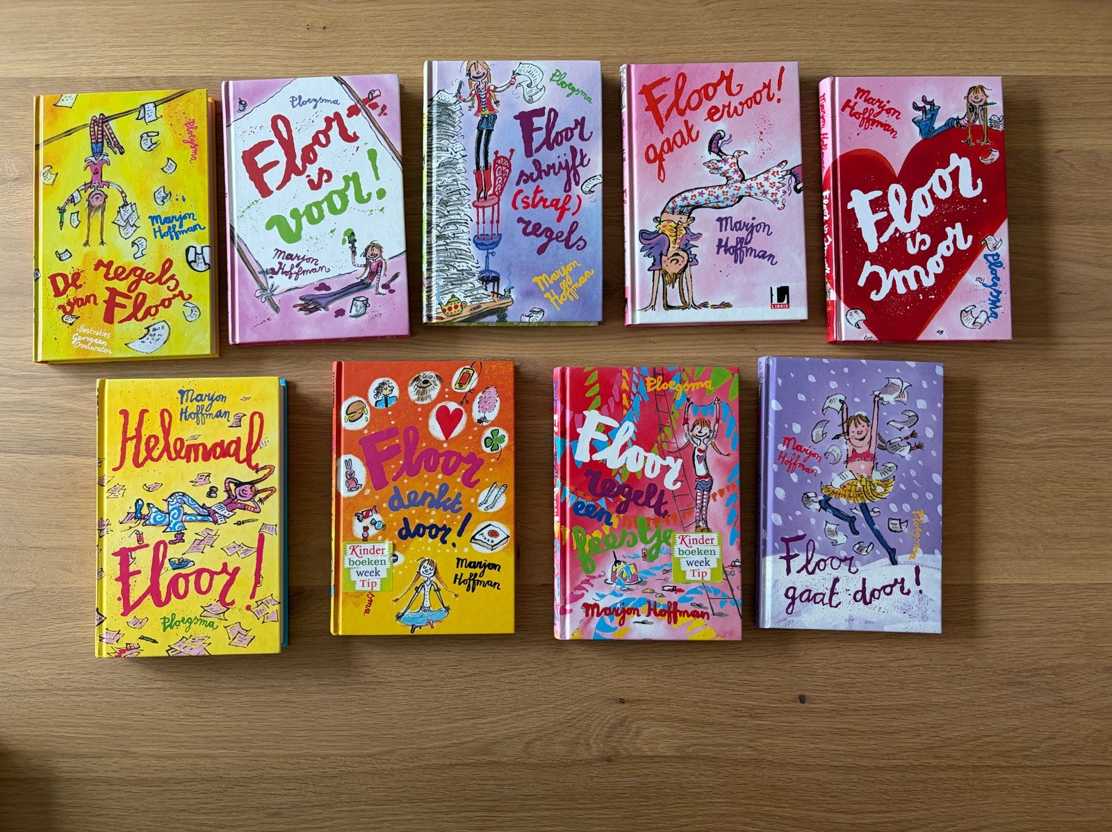 9x hardcover boeken - De regels van Floor, Boeken, Ophalen of Verzenden, Zo goed als nieuw, Fictie algemeen