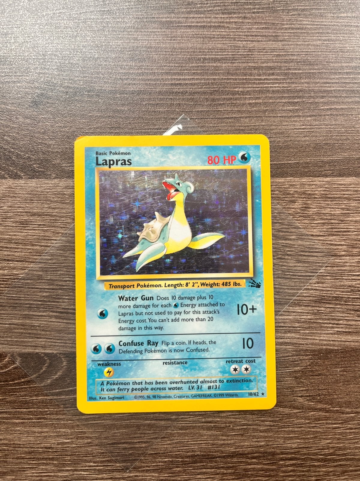 Lapras holo fossil, Ophalen, Zo goed als nieuw