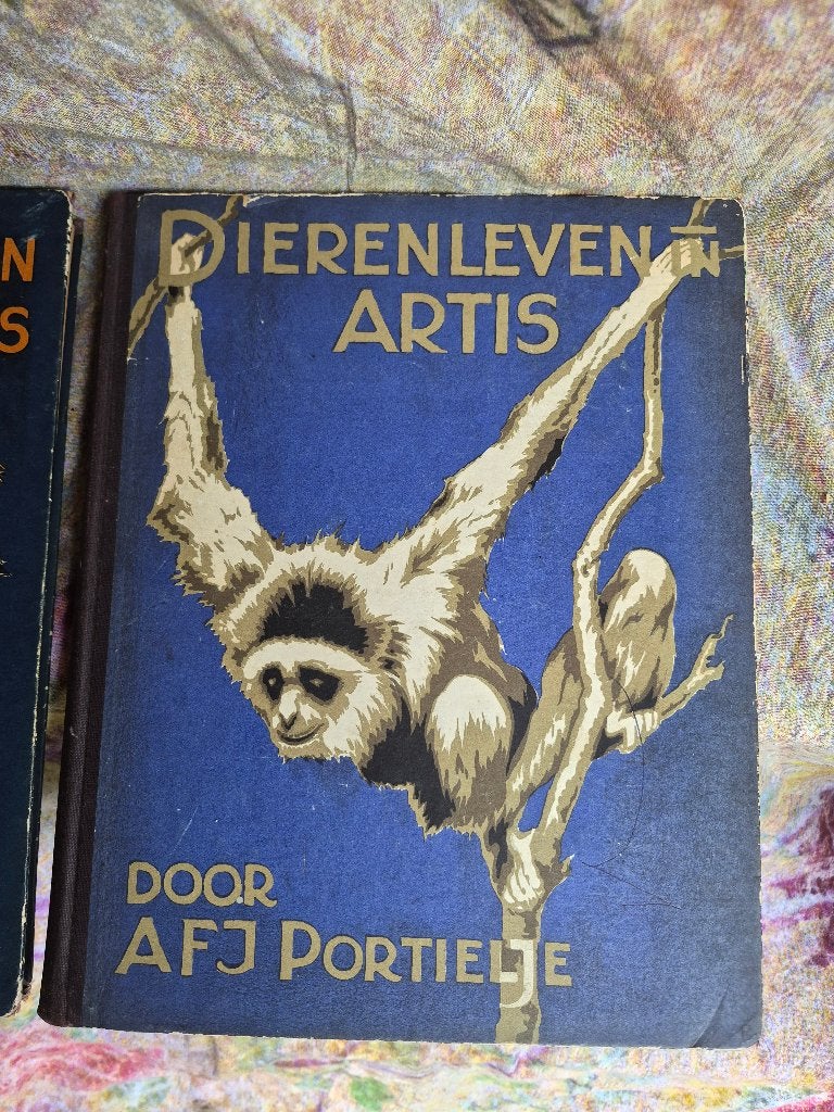 Vintage Verkade album Dierenleven in Artis, origineel, Ophalen, Gelezen, Natuur algemeen, Verkade