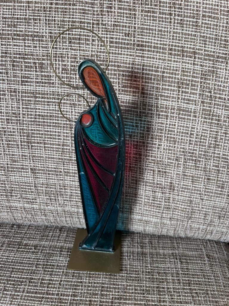 Hagenauer Wenen Maria met Kind Beeldje - Art Deco, Ophalen of Verzenden