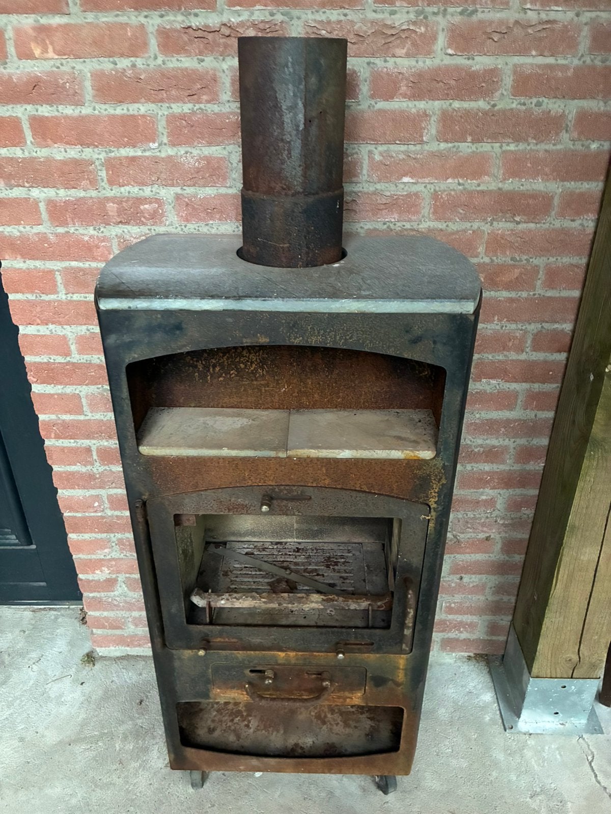 Houtkachel voor buiten, Tuin en Terras, Tuinhaarden, Ophalen, Gebruikt