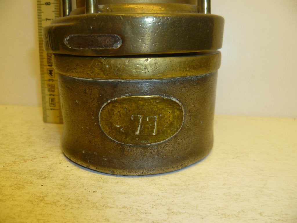 Mijnlamp 1080410 Patent nr.77 , lees verder, Ophalen of Verzenden