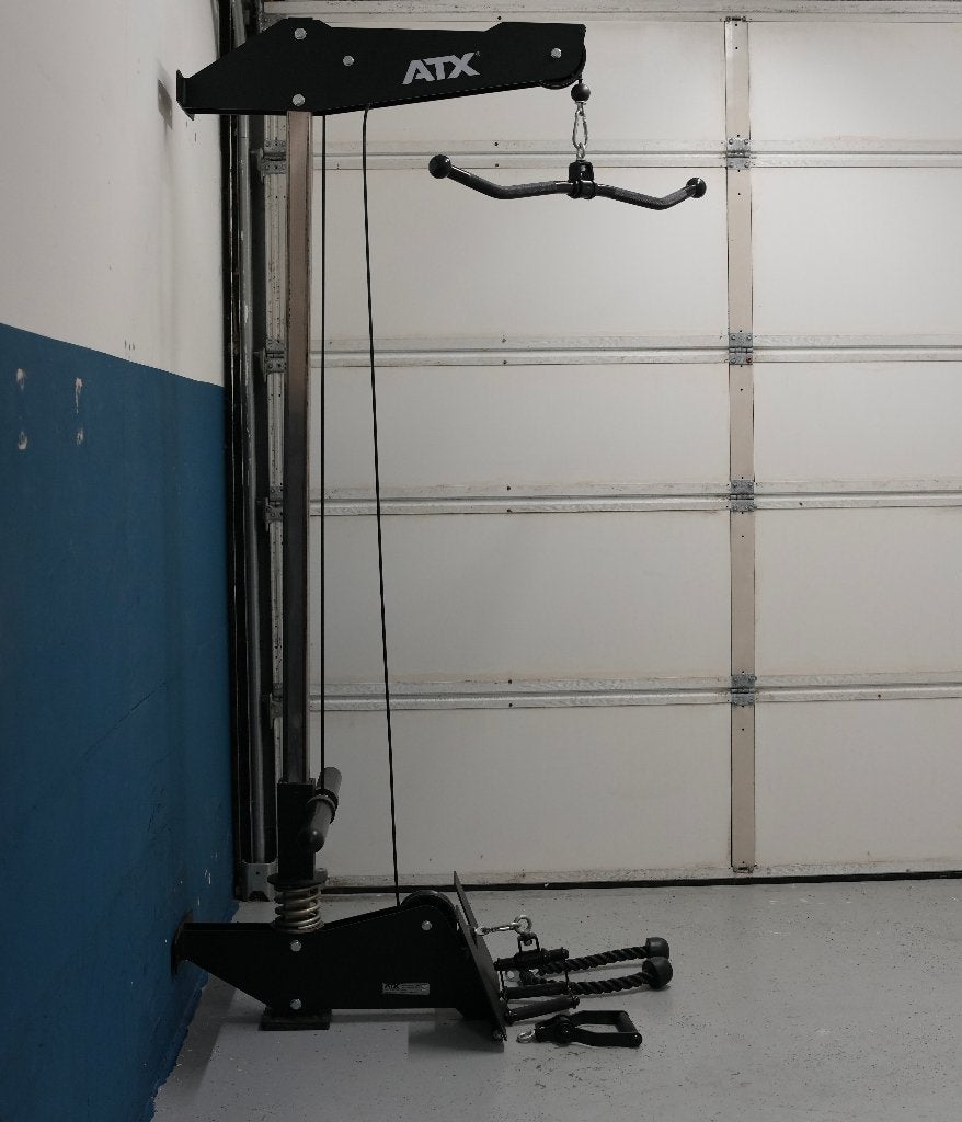ATX Wall Pulley (lat pulldown) + 4 kabelgrepen, Ophalen, Benen, Krachtstation, Zo goed als nieuw