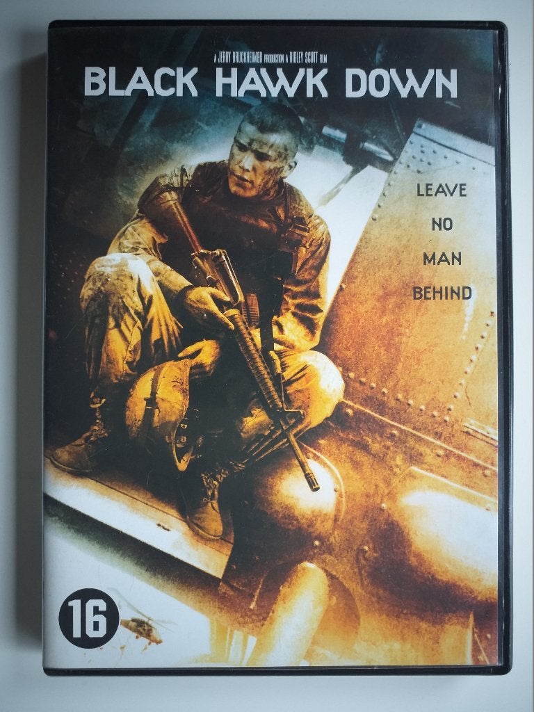 Black Hawk Down (2001), Cd's en Dvd's, Dvd's | Actie, Zo goed als nieuw, Oorlog, Extra's, Inclusief boekje, Vanaf 16 jaar, Engels