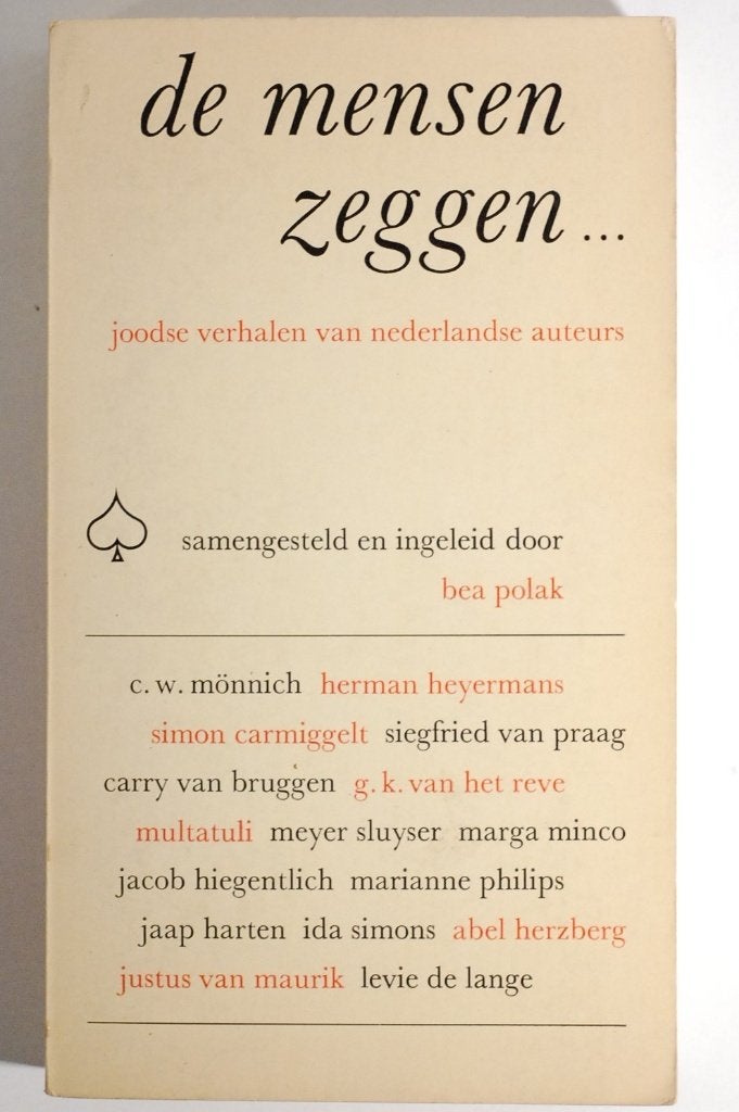 De mensen zeggen . . . - Joodse verhalen (1965), Boeken, Verzenden, Gelezen, Nederland