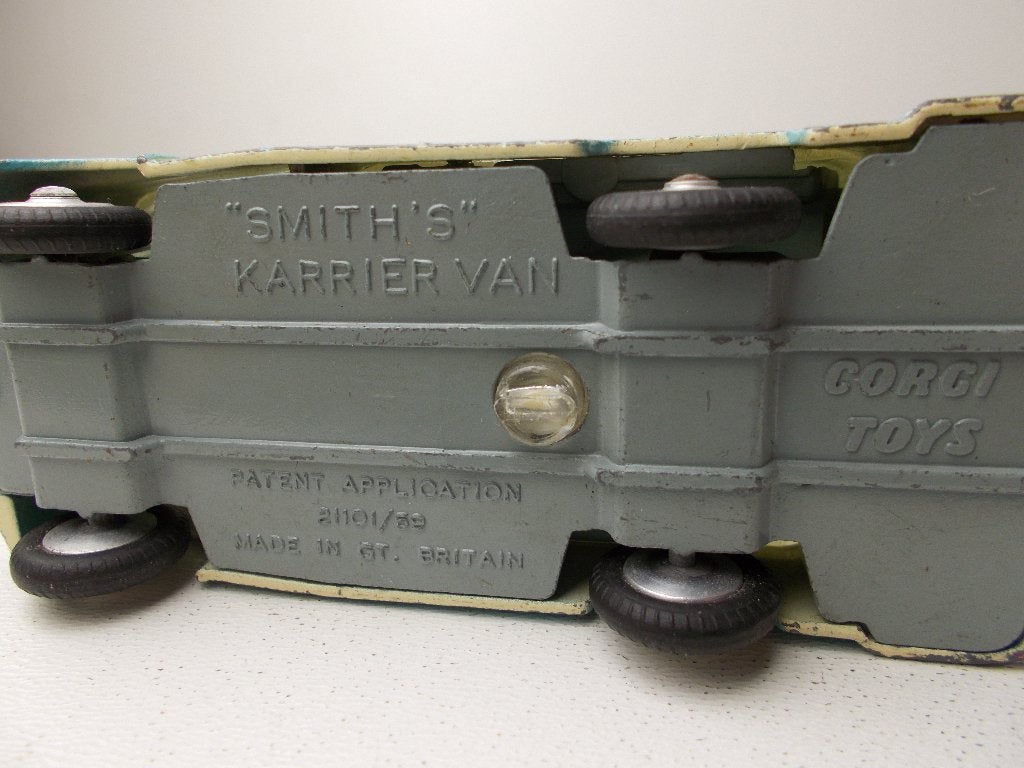 1963 Corgi Toys 428 SMITHS KARRIER. MR. SOFTY ICE CREAM (-B), Ophalen of Verzenden, Zo goed als nieuw, Bus of Vrachtwagen, Corgi