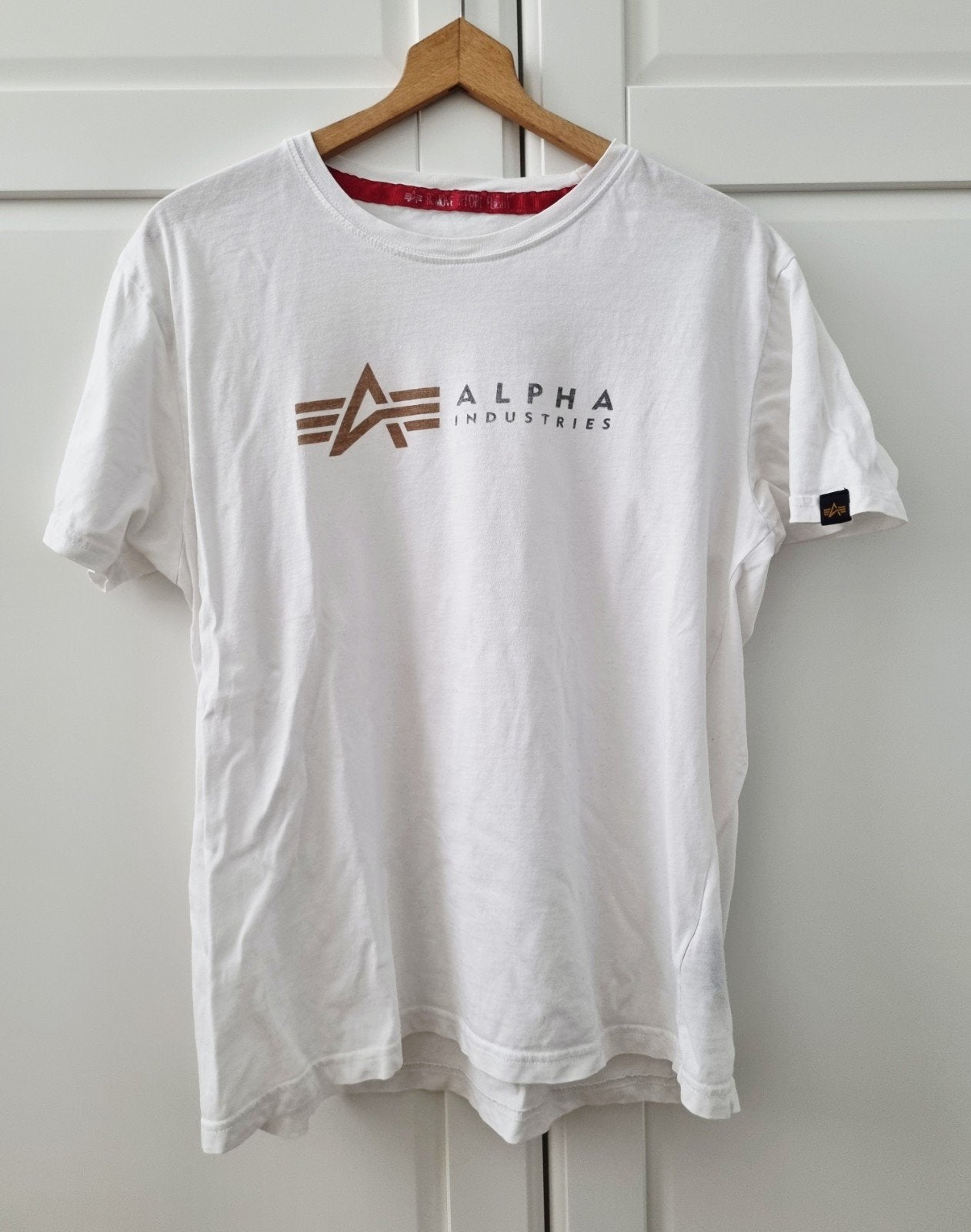 Alpha Industries T-shirt Wit Maat M, Kleding | Dames, Maat 38/40 (M), Verzenden, Wit, Alpha industries