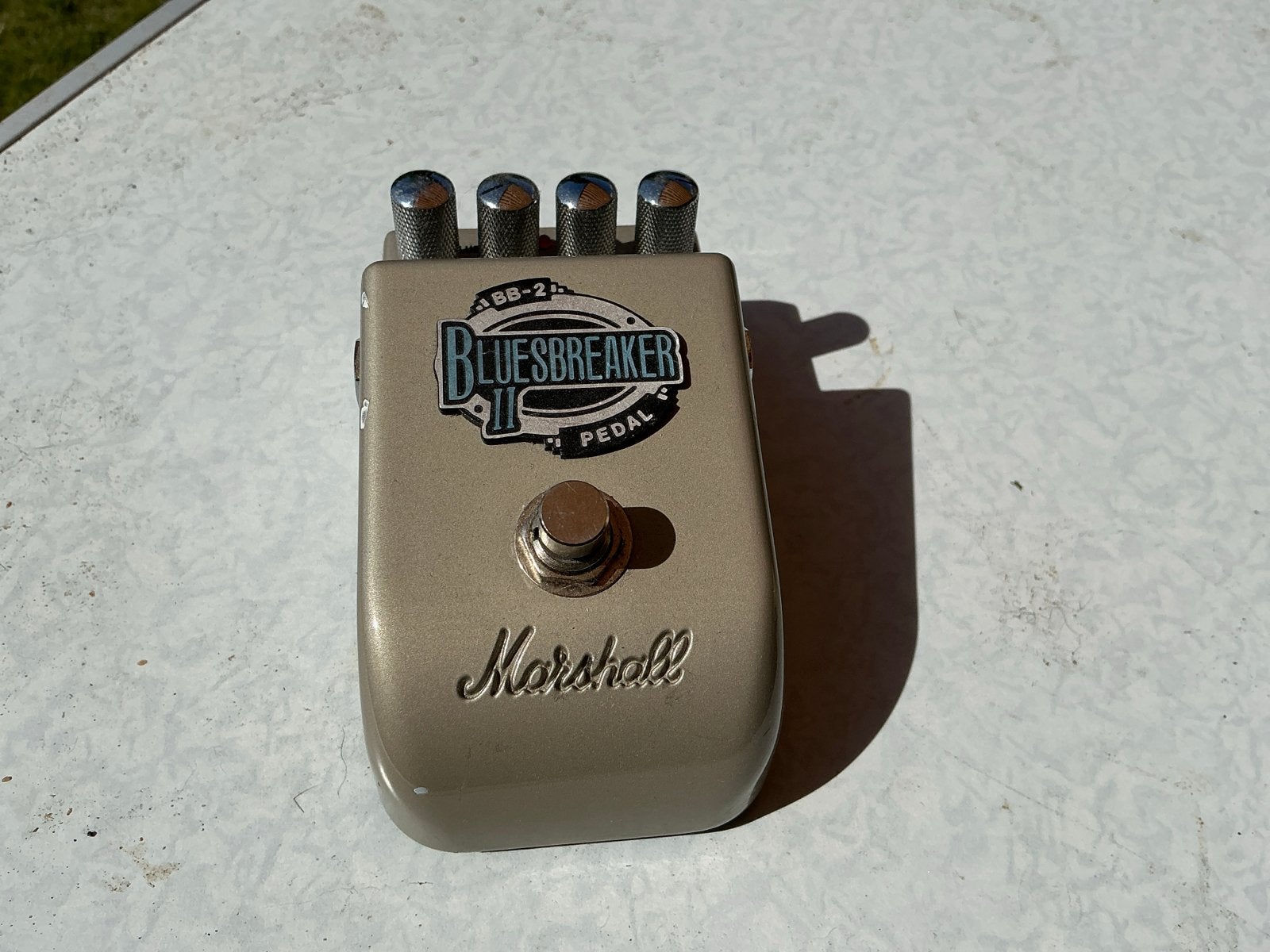 Marshall BB-2 Bluesbreaker II Overdrive/Boost Pedaal, Muziek en Instrumenten, Effecten, Ophalen of Verzenden, Gebruikt, Distortion, Overdrive of Fuzz
