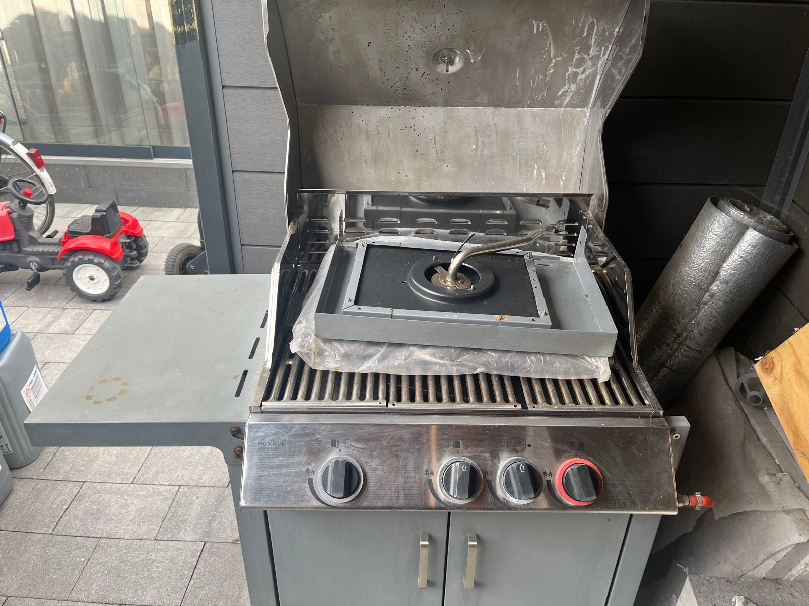 Goede gasbarbeque, gratis, Ophalen, Gebruikt