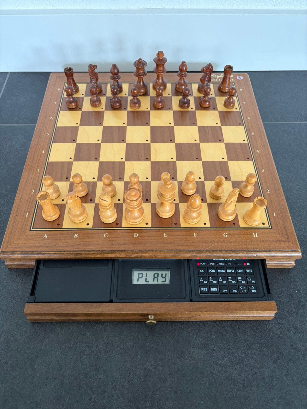 Mephisto Exclusive schaakcomputer. Werkend!, Een of twee spelers, Ophalen, Gebruikt