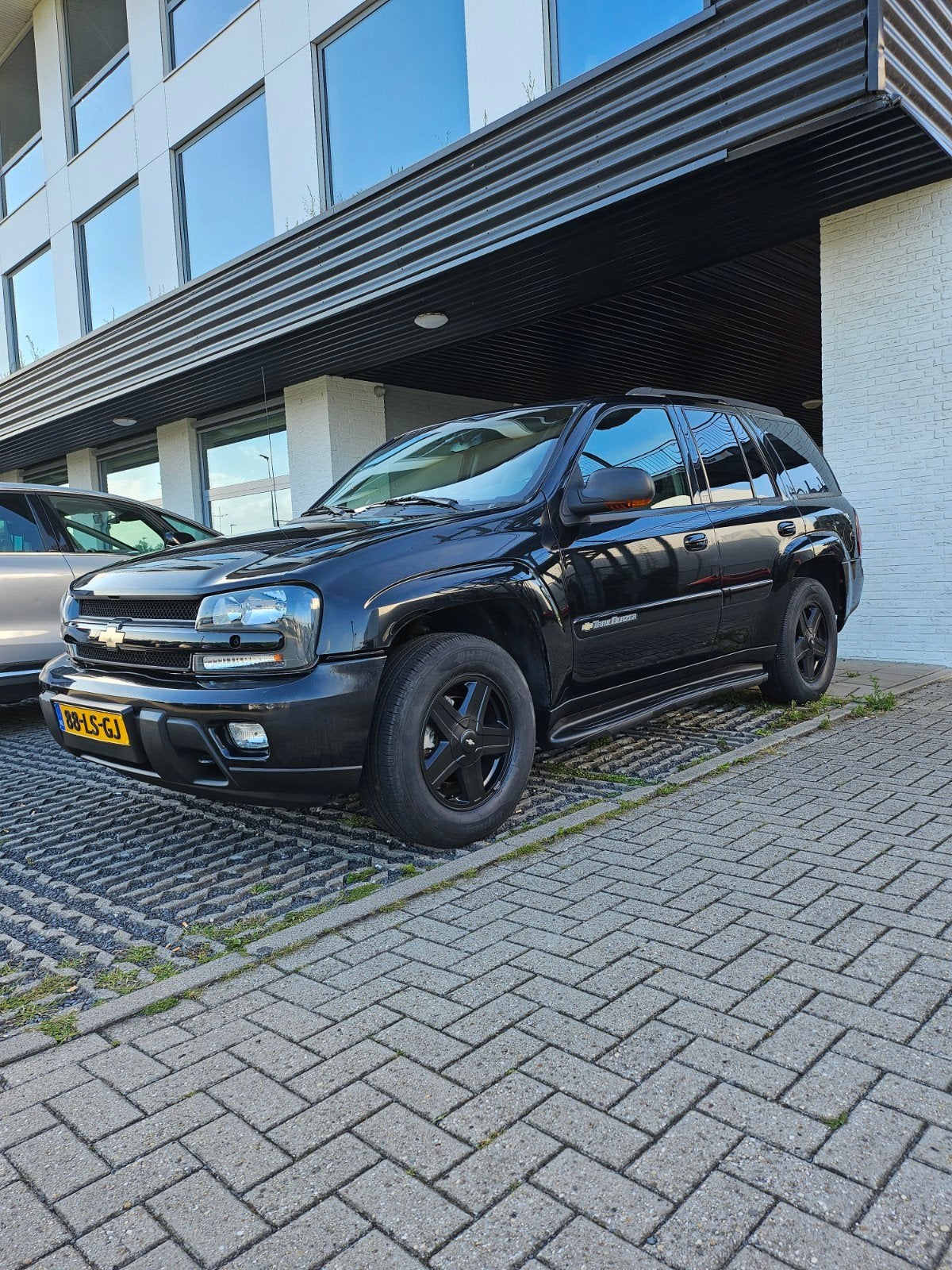 Chevrolet Trailblazer 4.2 L6 AUT 2003 Zwart, Automaat, 680 kg, Zwart, Origineel Nederlands