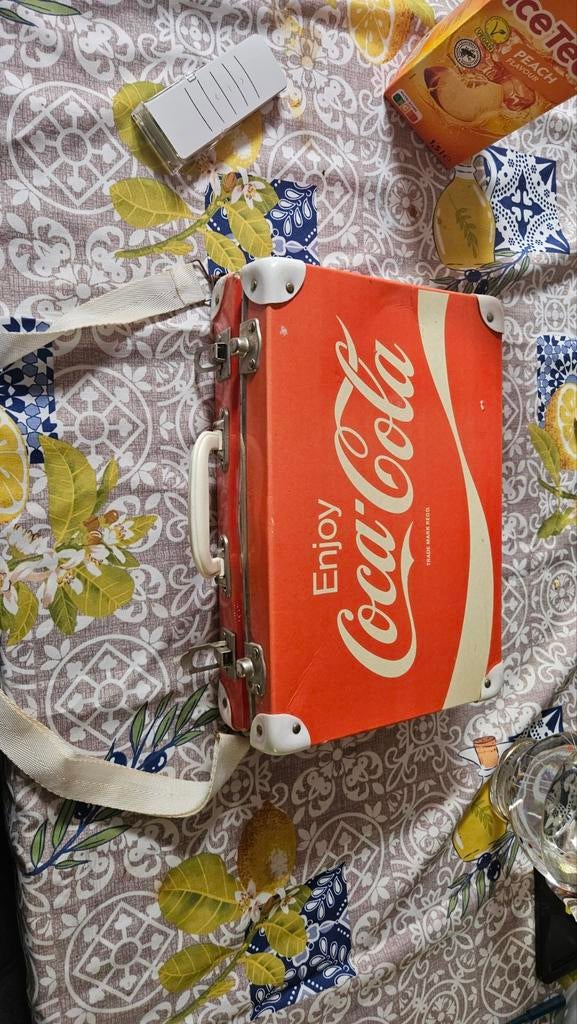 Vintage Coca-Cola Koffer - Uniek Verzamelobject, Gebruikt, Hard kunststof, Minder dan 50 cm, Ophalen of Verzenden