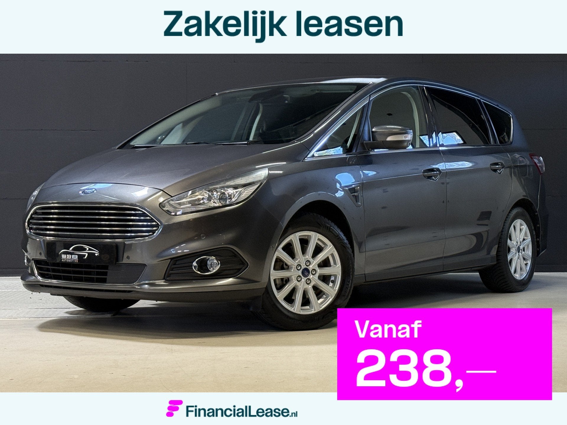 Ford S-Max 1.5 Titanium 7p. | Stoel/stuur verwarming | Trekh, Voorwielaandrijving, 4 cilinders, 160 pk, 7 stoelen