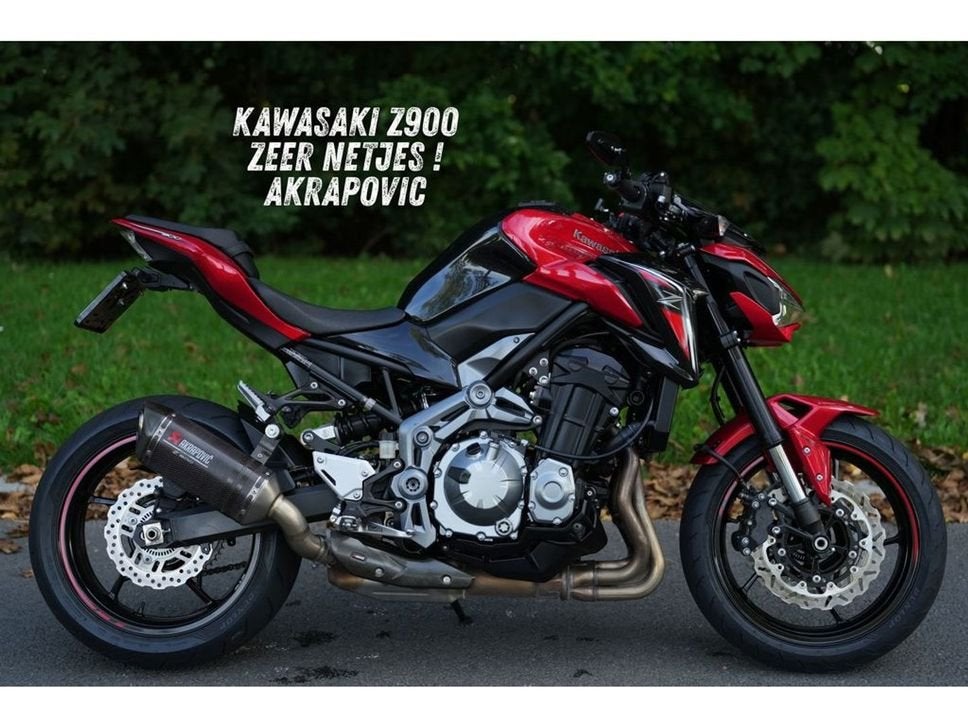 Kawasaki Z900 | Akrapovic | 2018, 4 cilinders, Motorrijbewijs A, 948 cc, Bedrijf