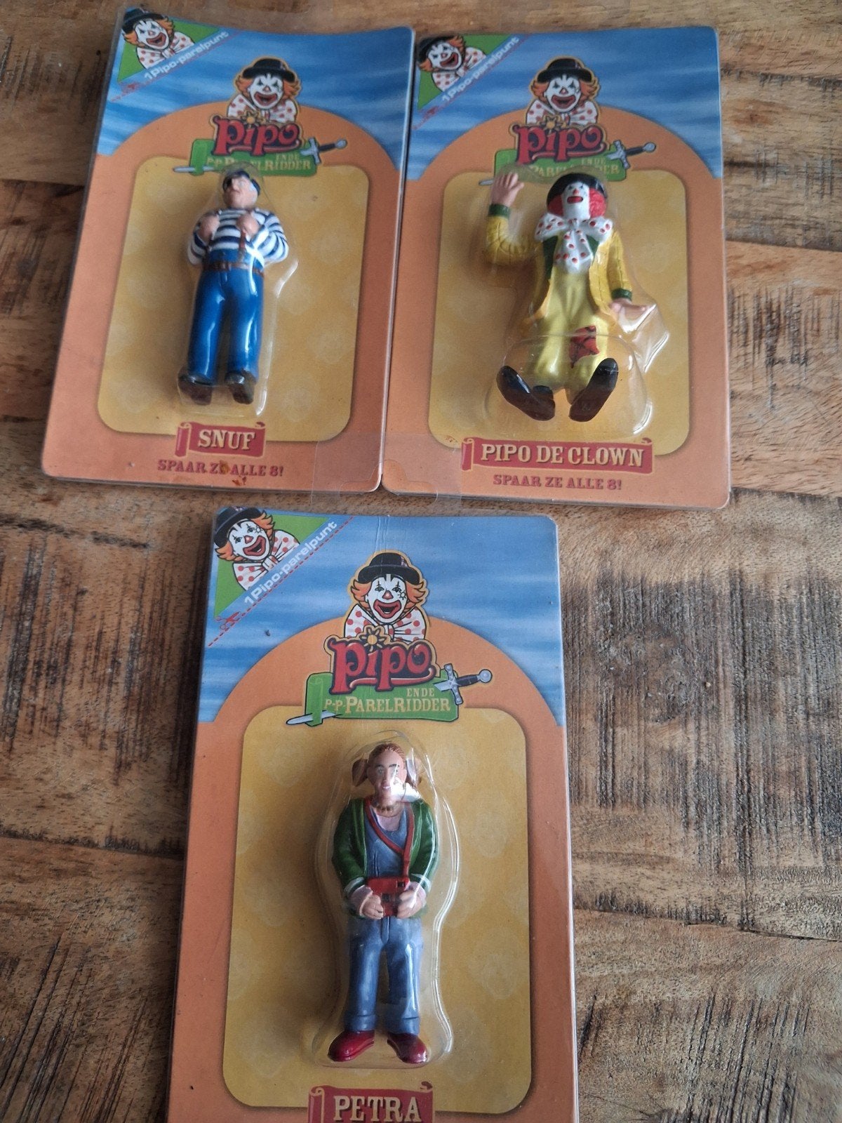 Pipo de Clown, Snuf en Petra figuren - Nieuw in verpakking, Verzamelen, Ophalen of Verzenden, Nieuw