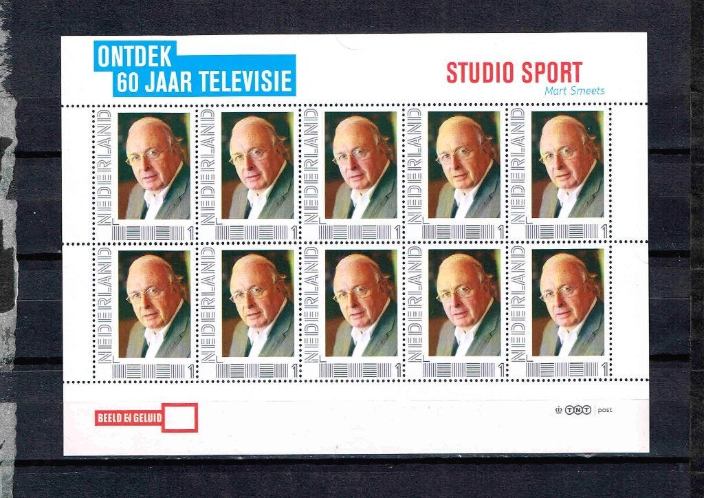 Studio Sport mart smeets vel 10 persoonlijke zegels 1/np62, Postzegels en Munten, Verzenden, Na 1940, Postfris