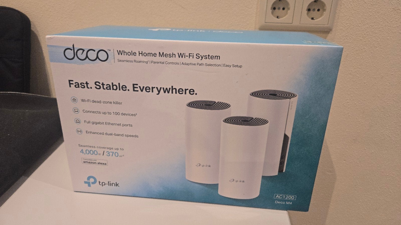 TP-link Deco M4 AC1200 3-Pack, Computers en Software, WiFi-versterkers, Ophalen of Verzenden, Zo goed als nieuw