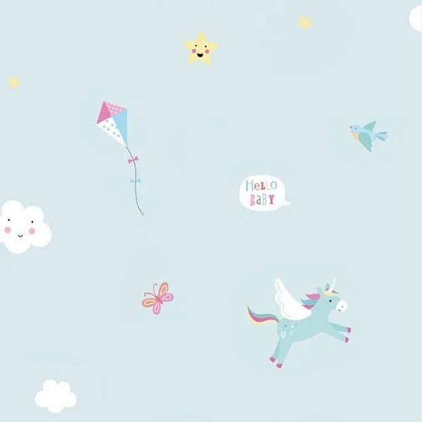 Behang Unicorn behang, Ophalen of Verzenden, Minder dan 10 m², Groen