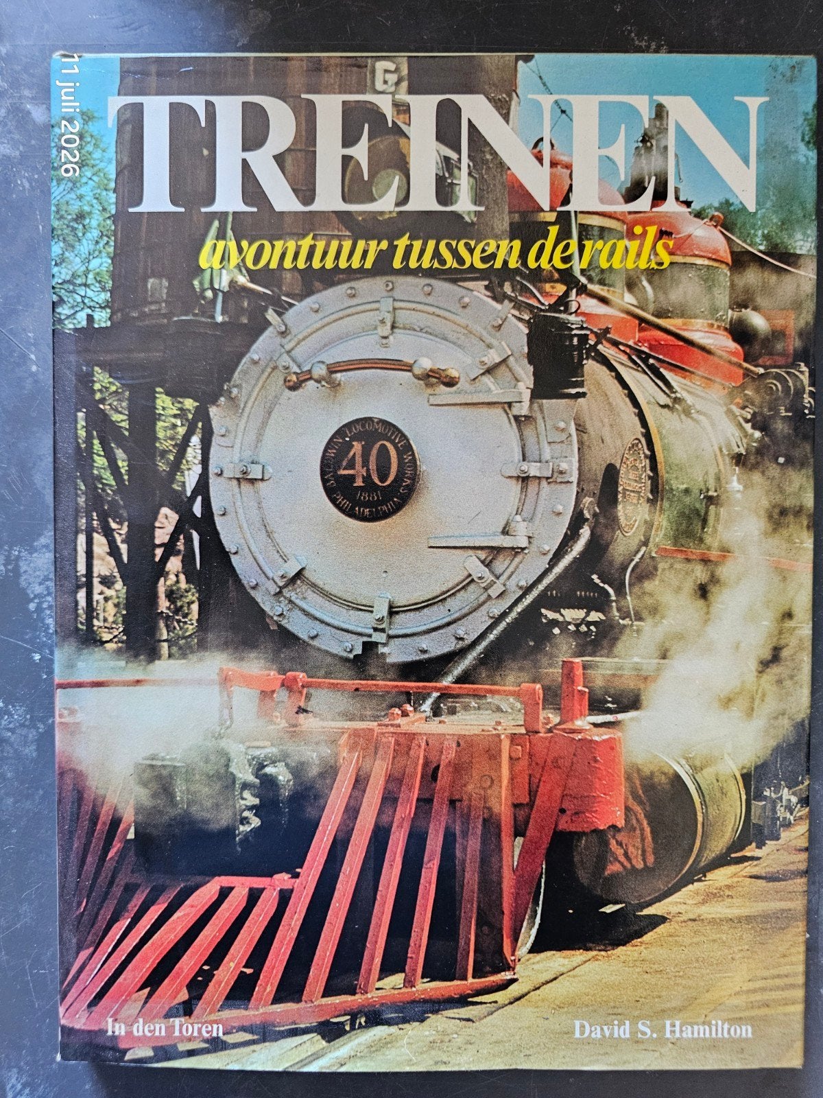 Boek: Treinen - Avontuur tussen de rails, Boeken, Ophalen of Verzenden, Zo goed als nieuw, David S. Hamilton, Trein