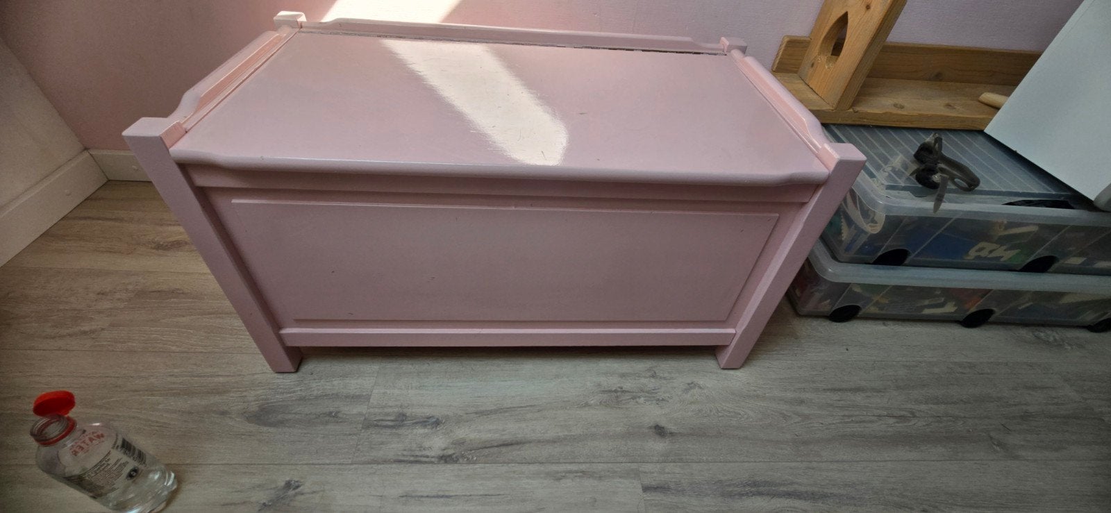 roze dekenkist, Ophalen, Gebruikt, Minder dan 50 cm, 75 tot 100 cm