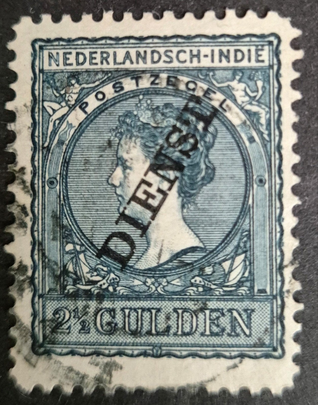 NVPH D27 Dienst zegel., Ophalen of Verzenden, Gestempeld, Nederlands-Indië