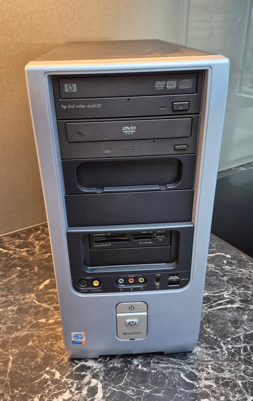HP Pavilion Desktop PC - Vintage Computer, Gebruikt, HDD, Minder dan 4 GB, Onbekend