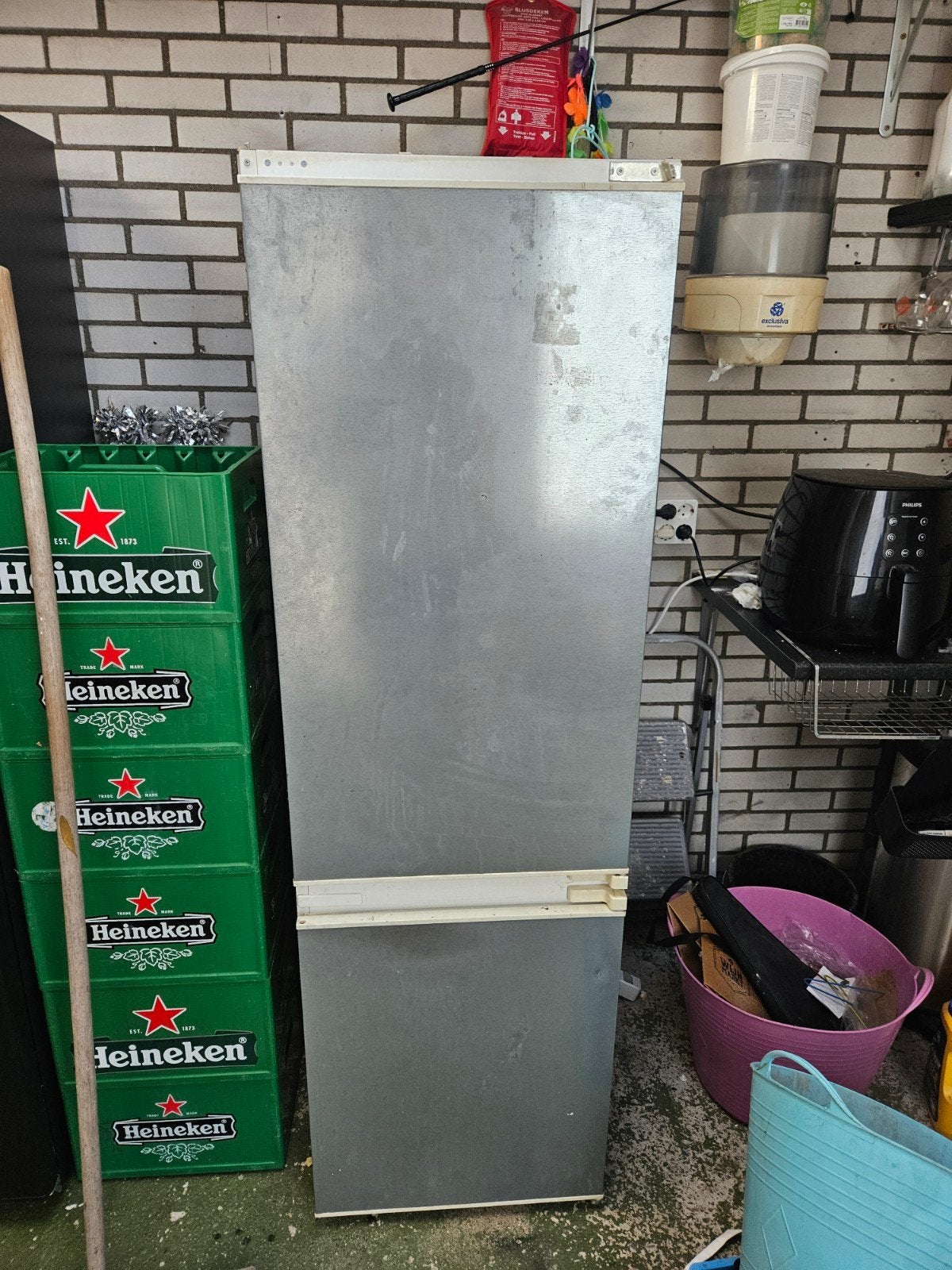 Bosch Koelkast met Vriezer - Ideaal voor Drankjes, Ophalen, Gebruikt, 200 liter of meer, 60 cm of meer