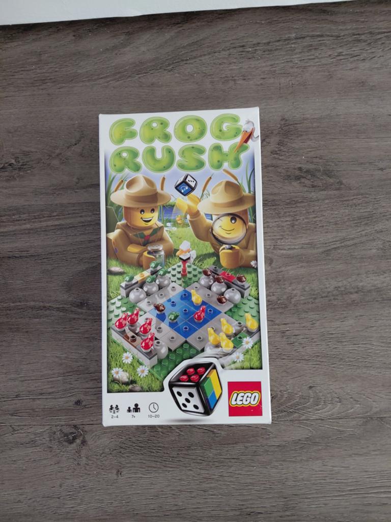 LEGO Frog Rush Bordspel - Compleet en Zo Goed als Nieuw, Een of twee spelers, Ophalen of Verzenden, Zo goed als nieuw, LEGO