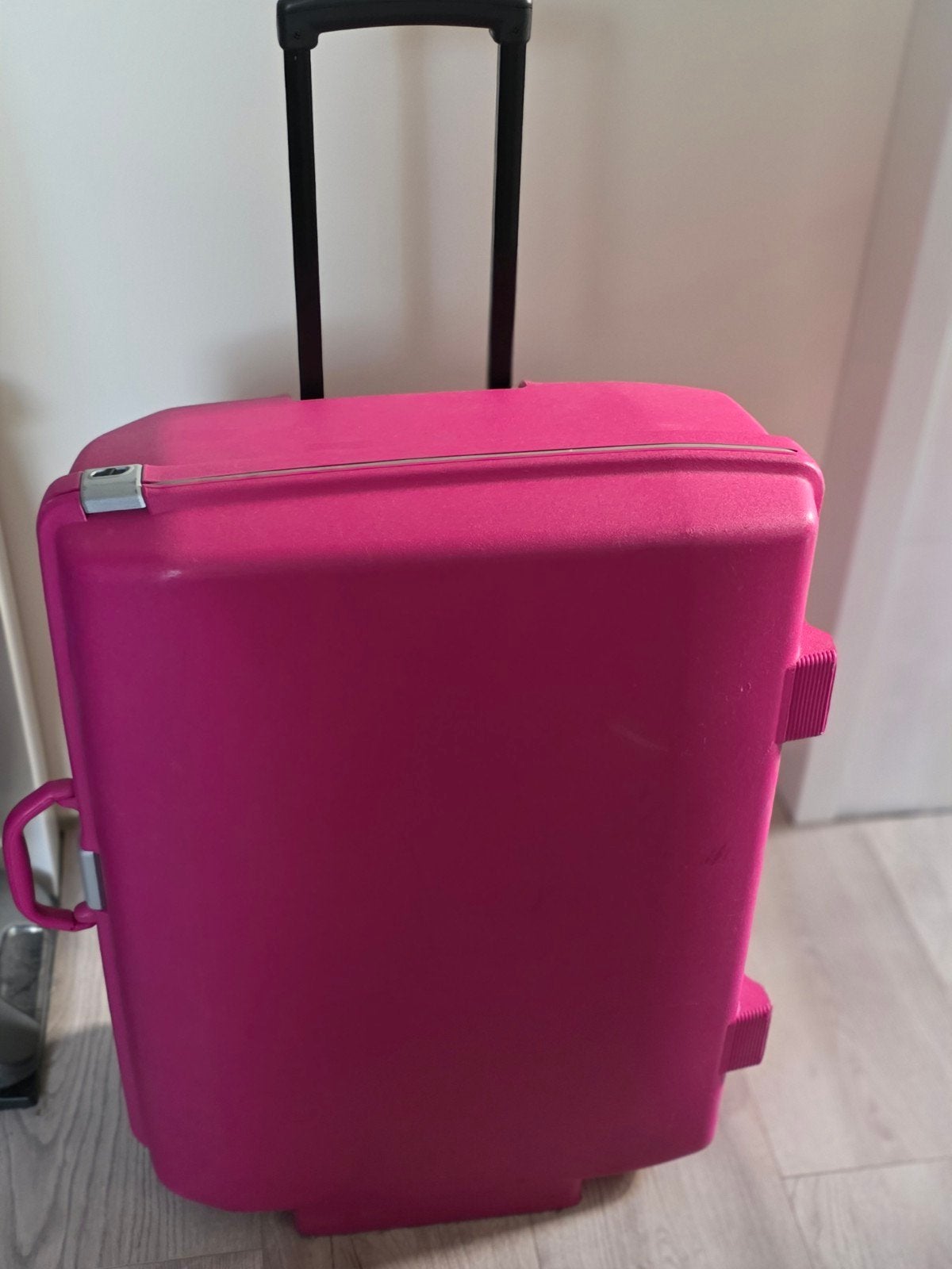 Koffer roze, Ophalen, Hard kunststof, 70 cm of meer, 45 tot 55 cm