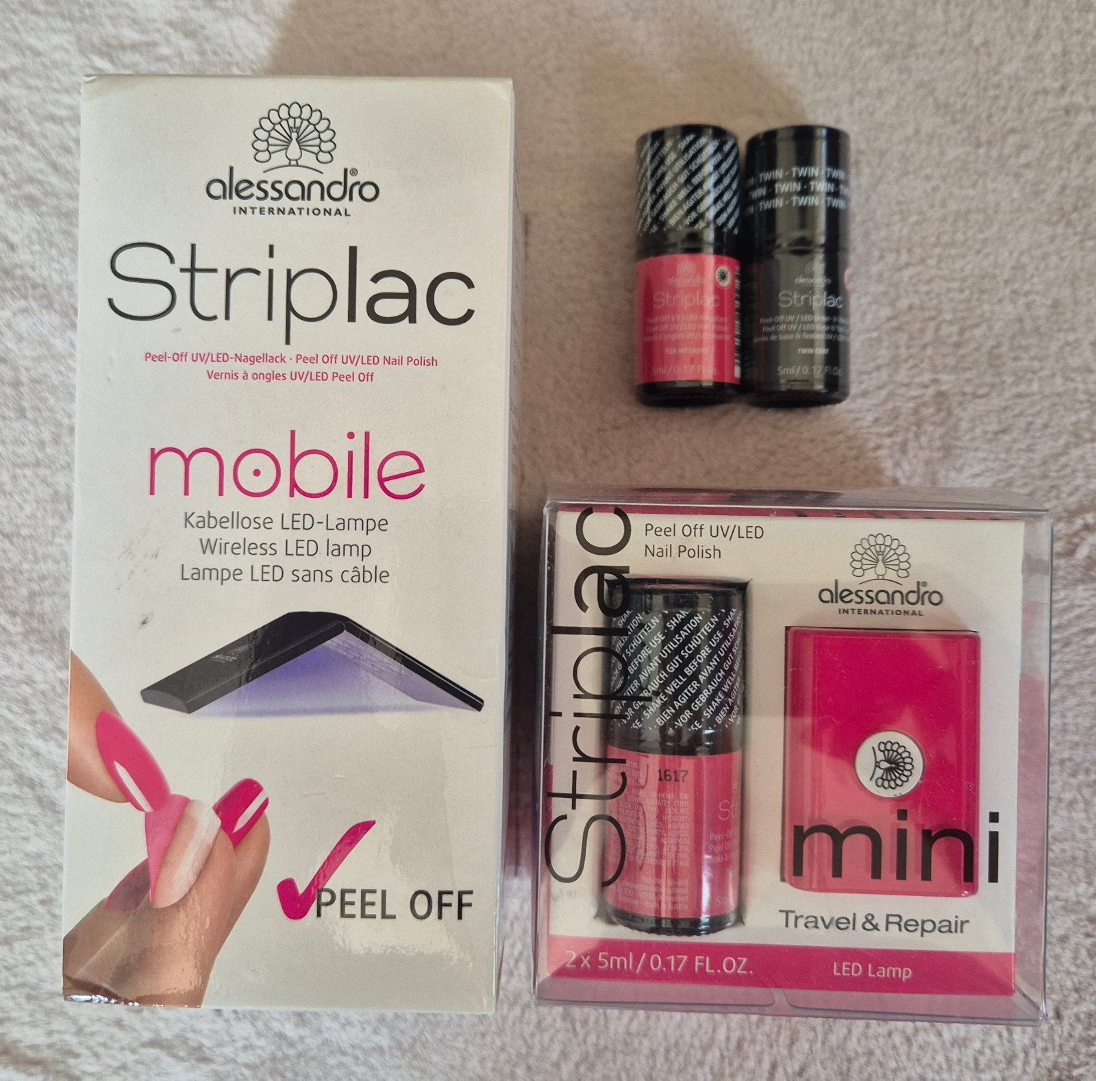 Partij striplac gel nagellak met lamp twin coats etc, Ophalen of Verzenden, Nieuw, Handen en Nagels