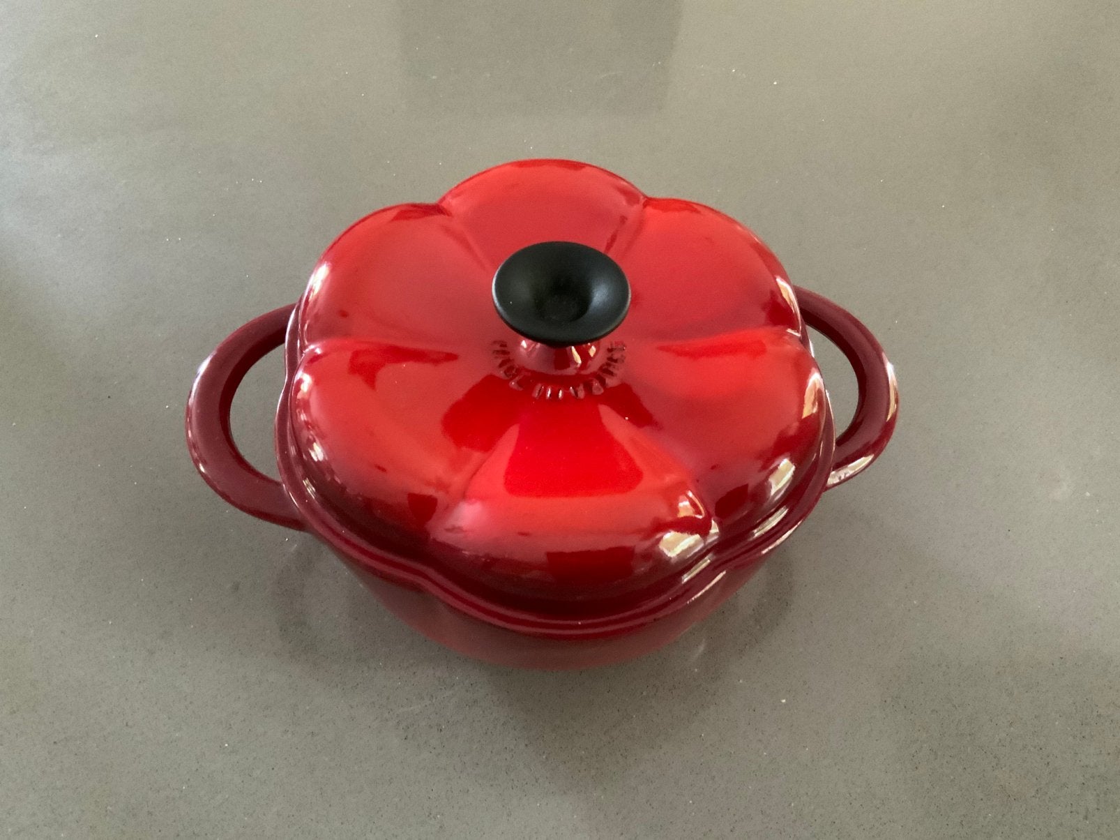 Staub braadpan pompoen model 22 cm, Ophalen of Verzenden, Zo goed als nieuw