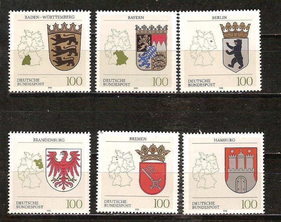 BRD 1586-1591 pf, Postzegels en Munten, Postzegels | Europa | Duitsland, Ophalen of Verzenden, BRD, Postfris