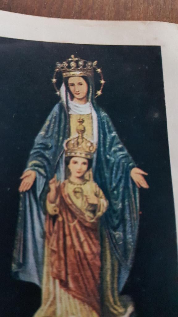 Bidprent WAAK OVER MIJ,onze lieve vrouw van het H Hart{1938}, Verzenden, Bidprentje