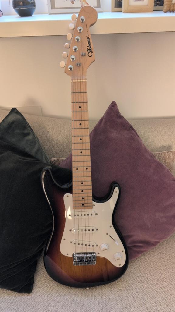 Kindermaat elektrische gitaar - Ideaal voor beginners!, Ophalen, Gebruikt, Solid body, Overige merken