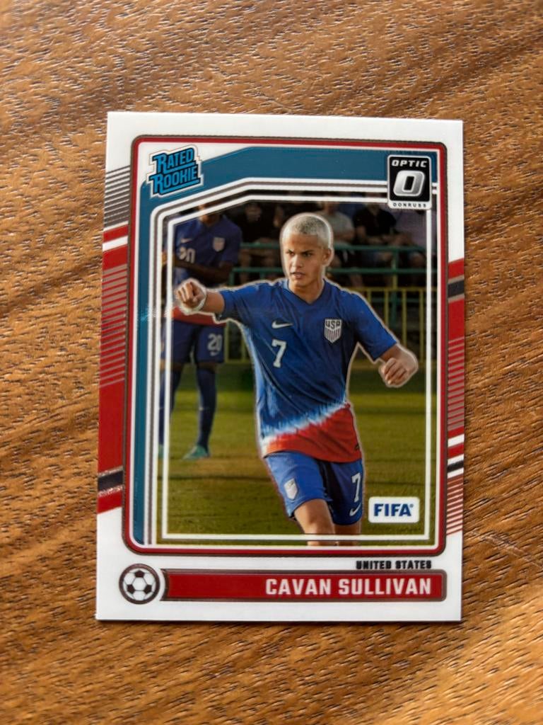 Cavan Sullivan Rated Rookie Optic Donruss FIFA Spelerskaart, Ophalen of Verzenden, Nieuw