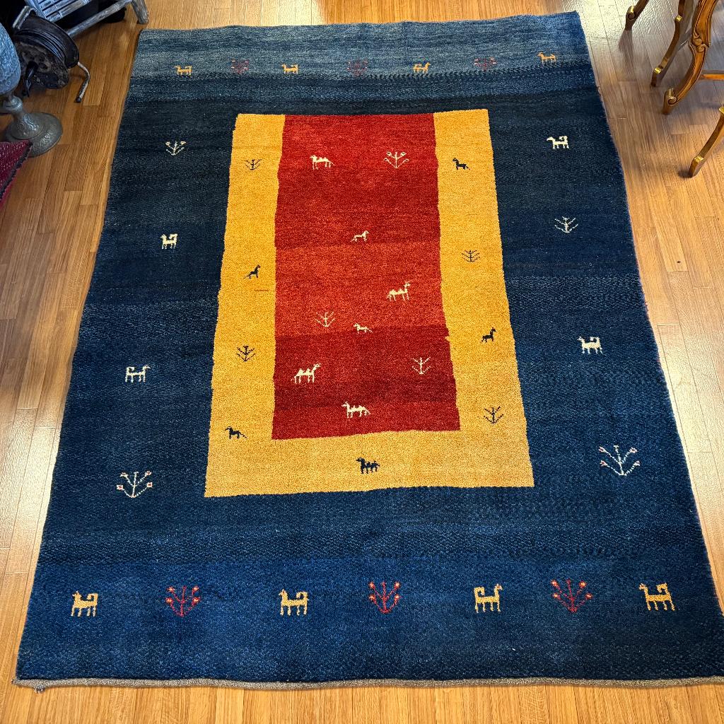 Trendy origineel Gabbeh tapijt - 287 x 214 cm – Vloerkleed, TTM Wonen, Meubels – (Perzische) Tapijten en Woonaccessoires, Taag 63, 2491 CS, Den Haag (Forepark)