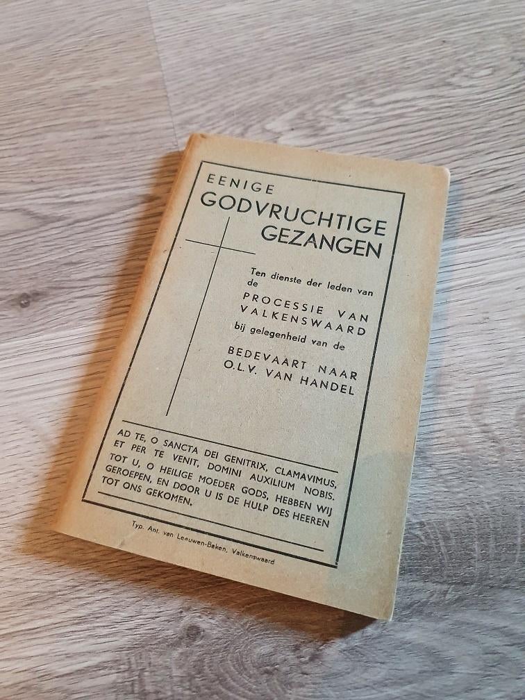 Zangboekje Handelse Processie Valkenswaard uit 1933, Ophalen of Verzenden, Zo goed als nieuw, Christendom | Katholiek