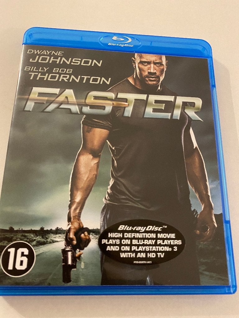 Faster Blu-Ray.( Dwayne Johnson).VERZENDEN MOGELIJK!!, Ophalen, Engels, Vanaf 16 jaar, Nederlands
