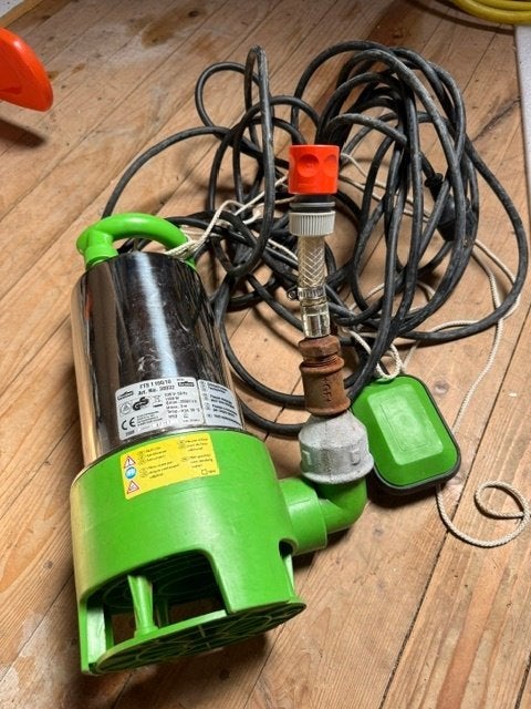 Dompelpomp, Ophalen, Gebruikt, Elektrisch, Dompelpomp