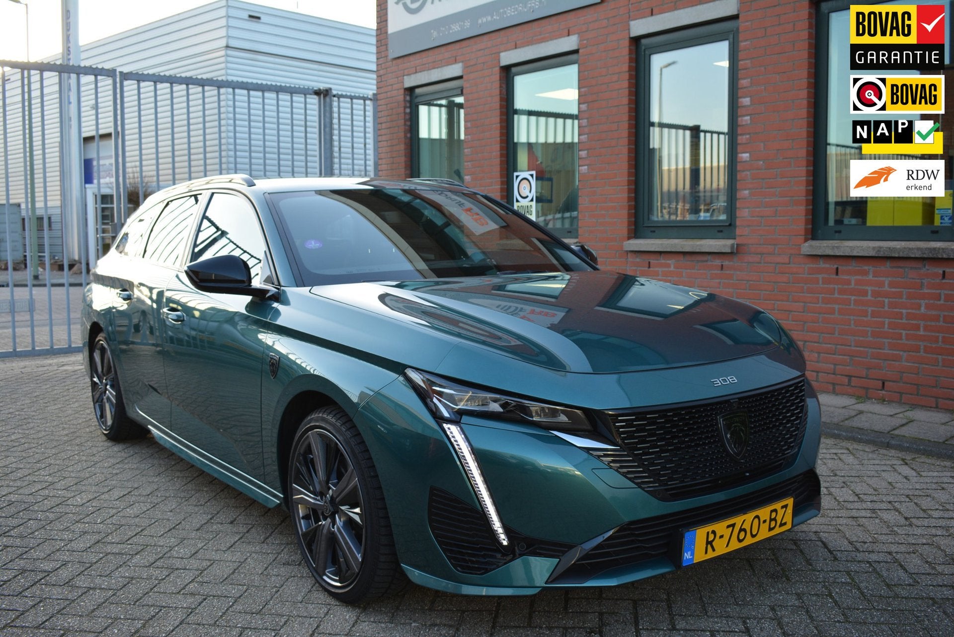 Peugeot 308 SW 1.2 PureTech GT Pack Business Massage | Memor, Auto's, Gebruikt, 1199 cc, Blauw, Origineel Nederlands